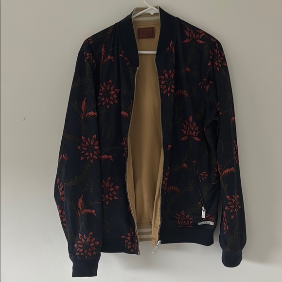 Classic Tan Bomber Jacket (Reversible) - Picture 4 of 6